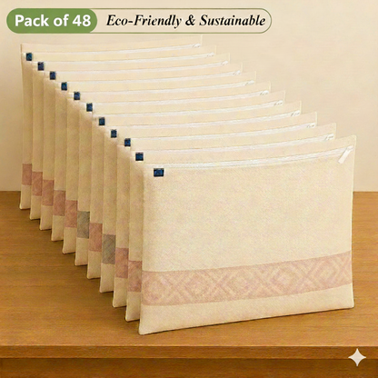 Premium Cotton Sarees Cover With Zip